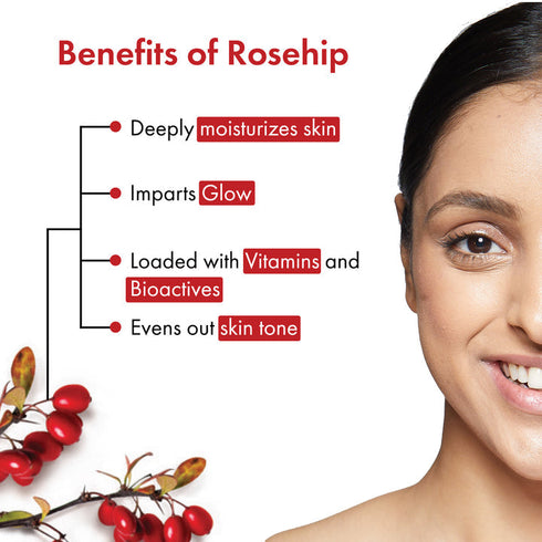 Good Vibes Rosehip Hydrating Glow Face Cream with Power of Serum